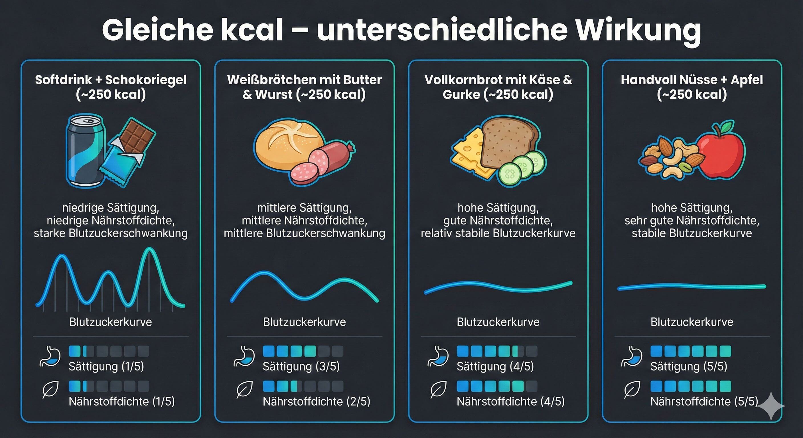 Nährstoffdichte und gesunde Ernährung