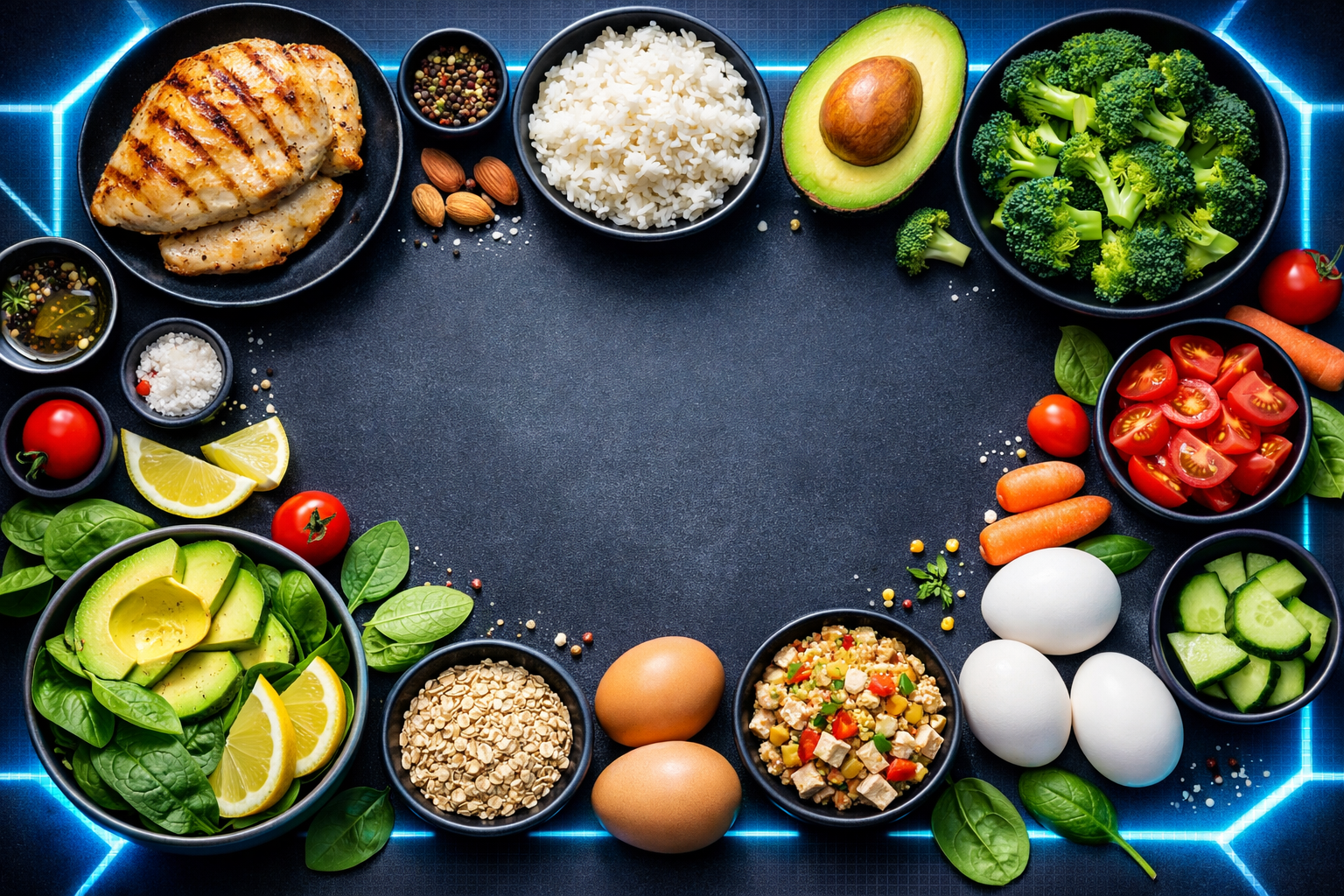 Nährwert-Generator - Fitness Meal Prep Zutaten